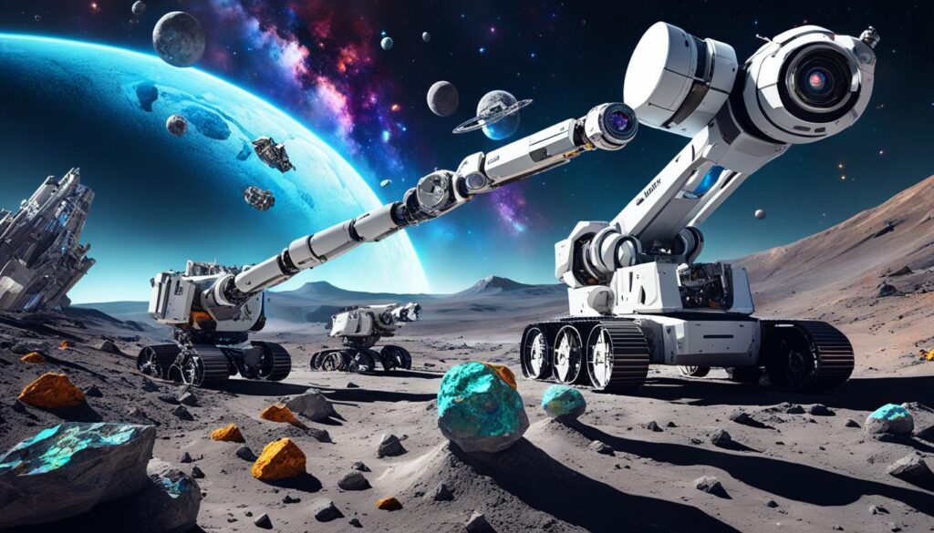 Robotics in Space Mining and Resource Exploration